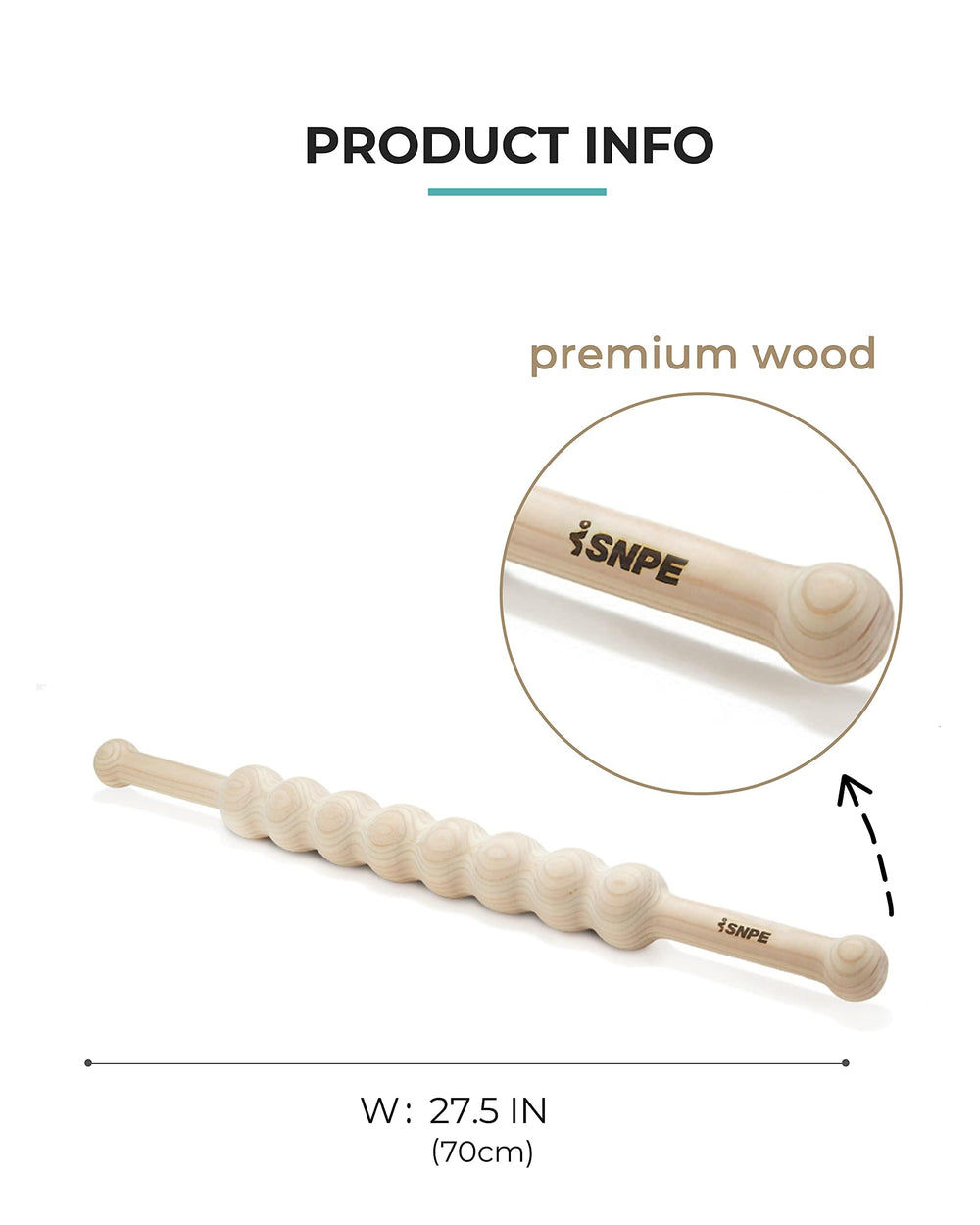 SNPE WaveGrip8 deep-tissue edges enable precise muscle access.