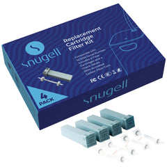 Snugell SC2 replacement kit with four cartridges for easy maintenance and solid filtration.