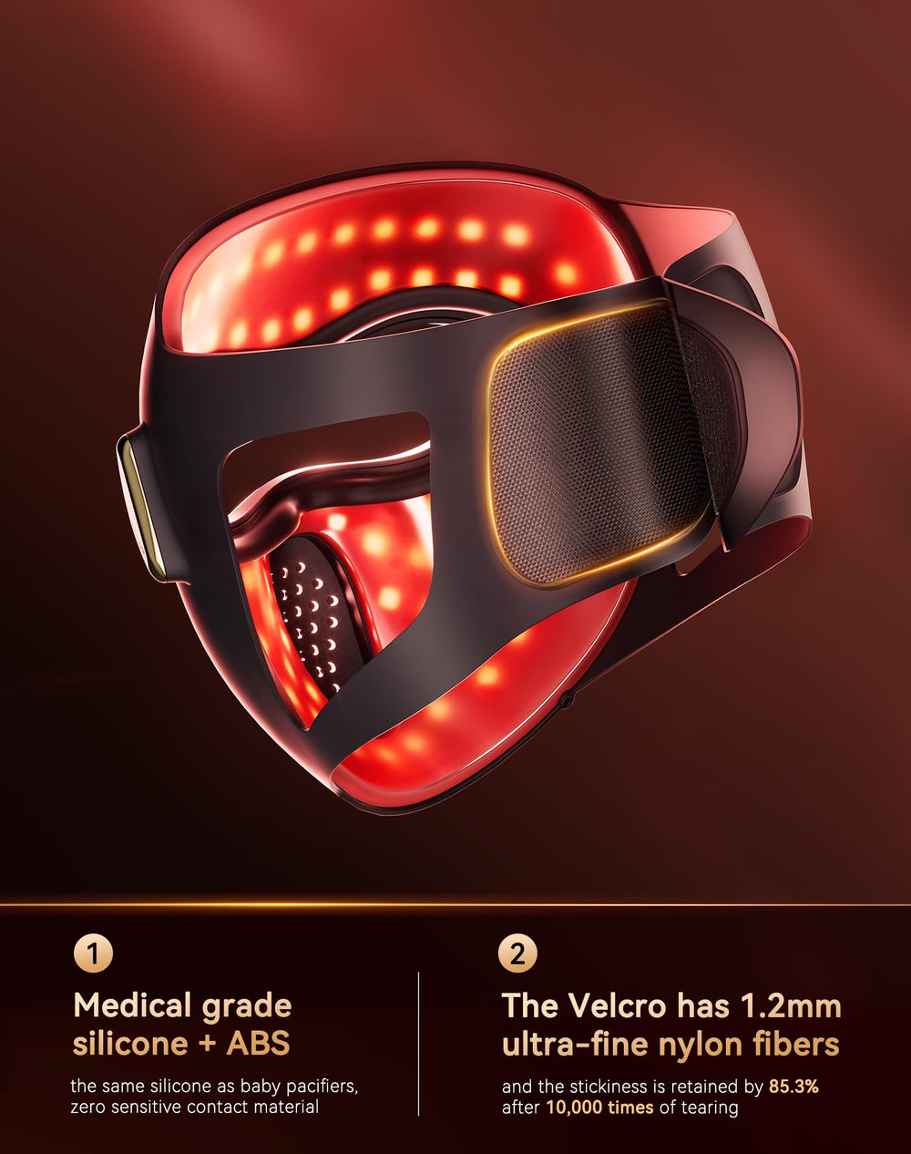 Sobetuar 4D red light mask packaging and user guide
