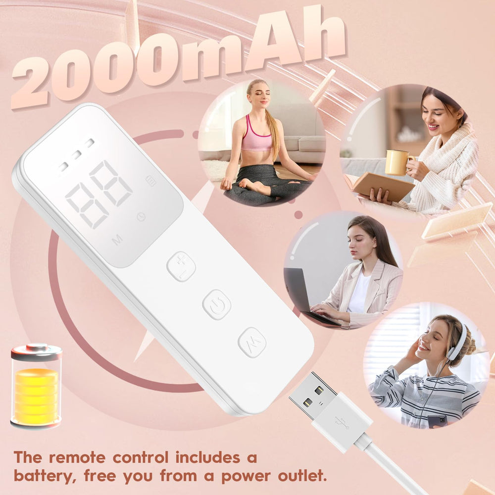 Soeumoir rechargeable controller with 2000mAh battery for cordless sessions.