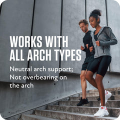 Sof Sole trim-to-fit design ensures a precise fit in most athletic shoes.