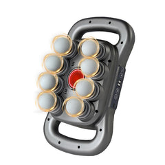 Soffiya back massager with 8 heads in action for full-body relief.