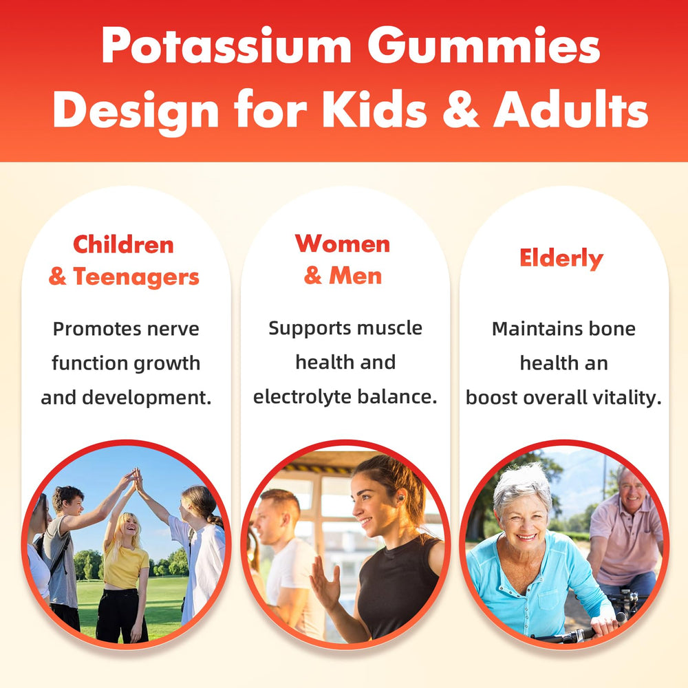 SoftBear Potassium Gummies GMP-certified production badge reinforces trust in quality control