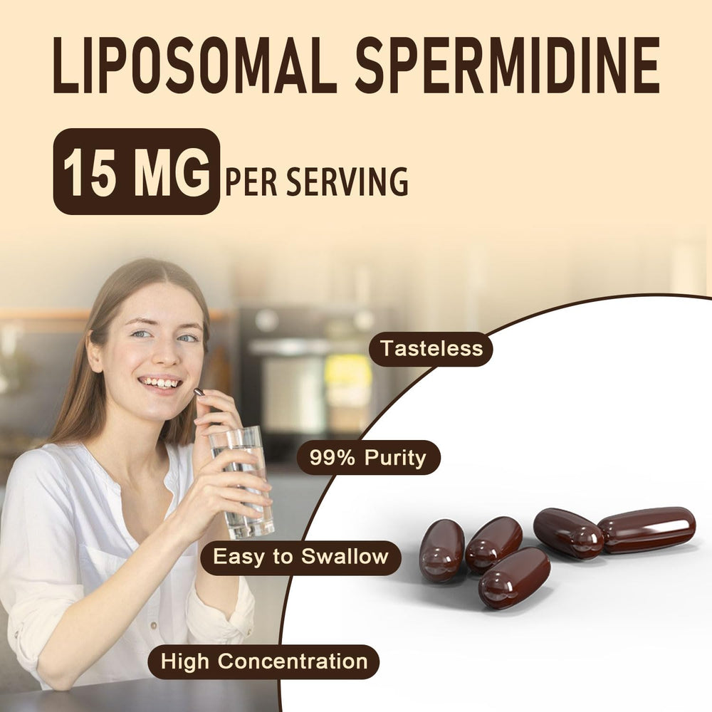 Sohahila fermented wheat germ extract visual demonstrates natural spermidine source.