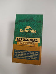 Sohahila spermidine liposome delivery illustration highlighting absorption.
