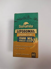 Sohahila spermidine zinc and thiamin components close-up.
