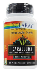 SOLARAY Caralluma Aerial Extract bottle front highlighting 500 mg potency for daily use
