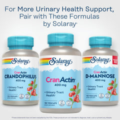 Solaray Cranactin 180-count bottle signals value.