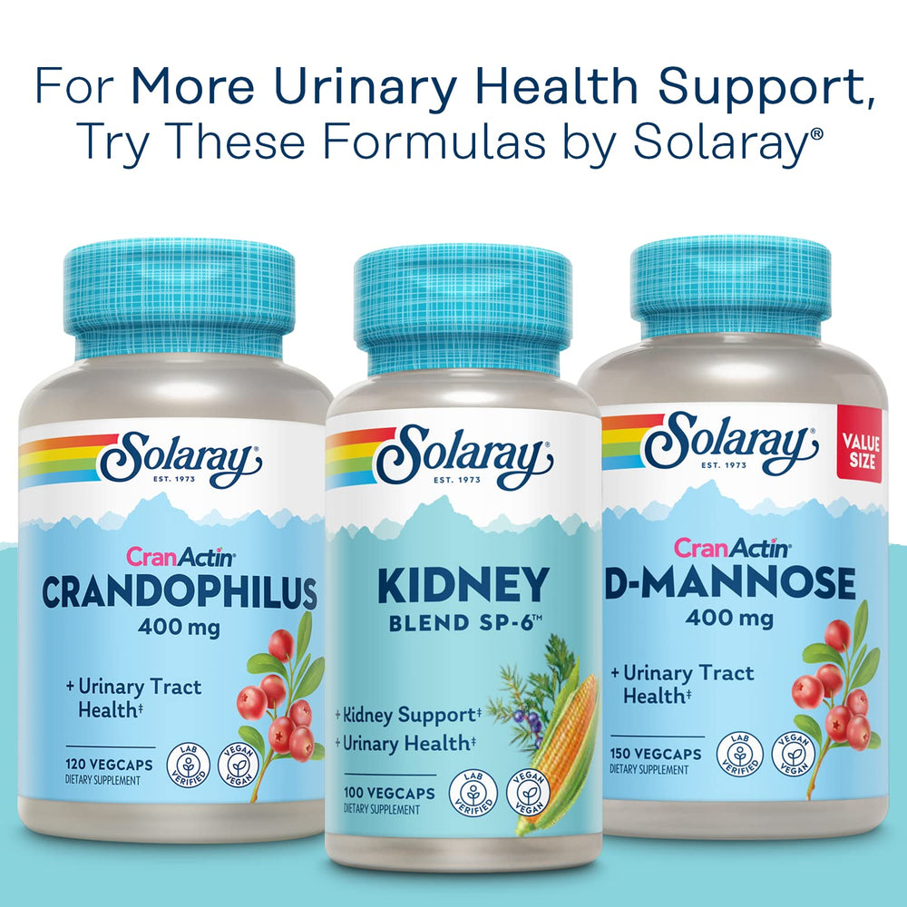 Solaray Cranactin closeup shows capsule texture and cranberry extract.