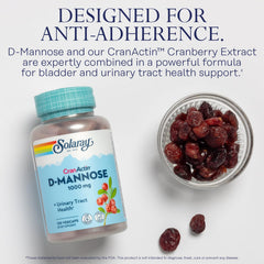 SOLARAY CranActin cranberry bottle highlights standardized extract for consistent potency