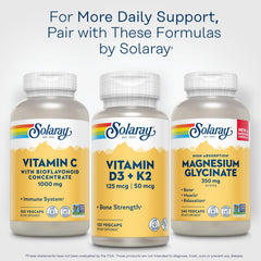 Solaray daily use ritual with vitamin C capsules for wellness