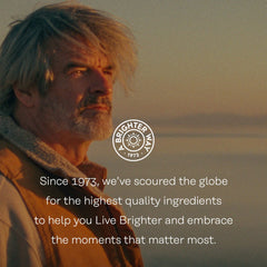 SOLARAY eco-friendly bottle uses post-consumer recycled resin for sustainability.