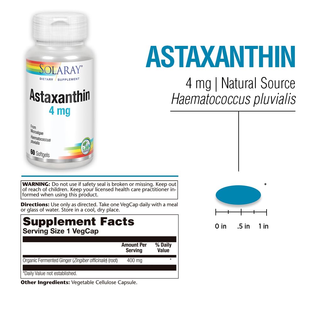 Eco-friendly PCR bottle packaging from SOLARAY highlights sustainable astaxanthin delivery.