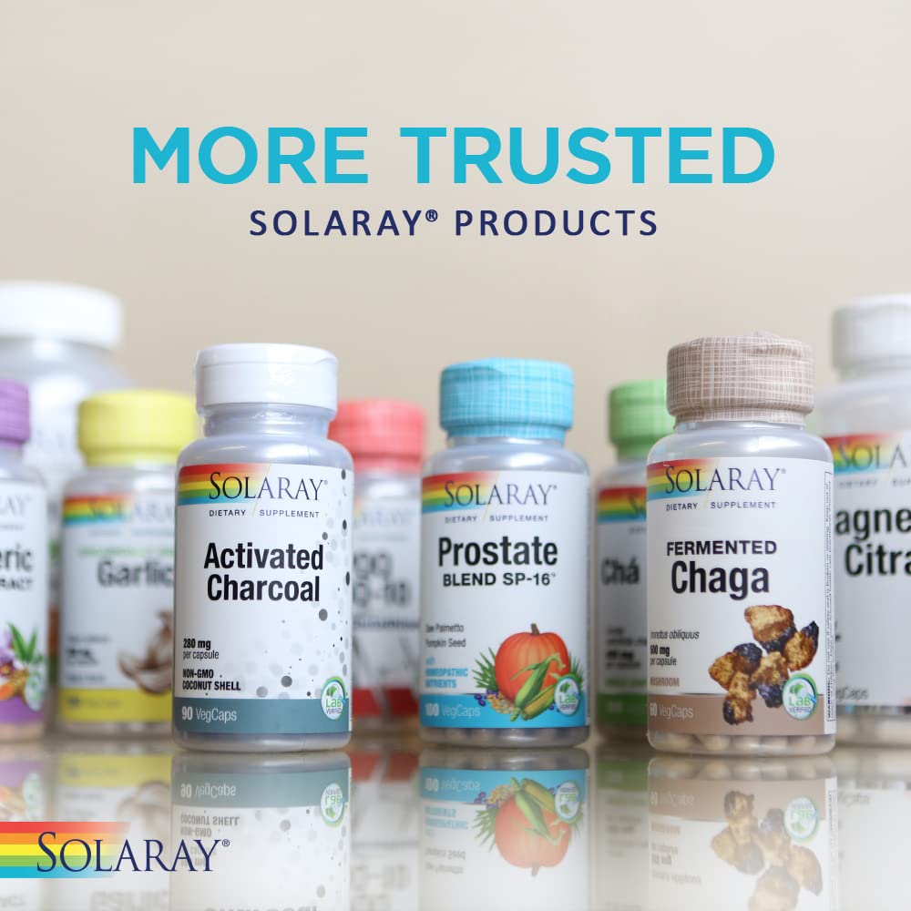 SOLARAY jar on shelf conveying trust and lab verified ingredients