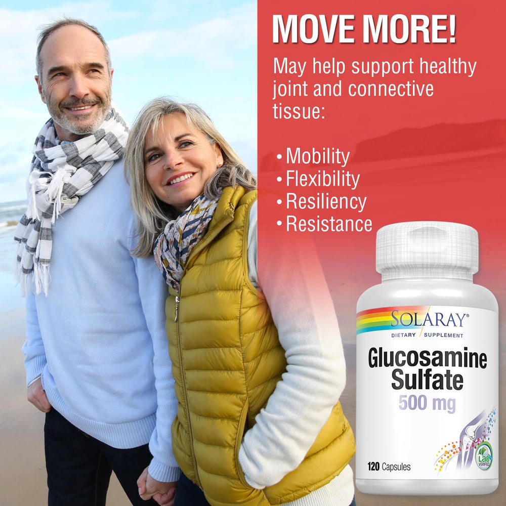 SOLARAY glucosamine sulfate shellfish-source ingredient highlights sustainability claim