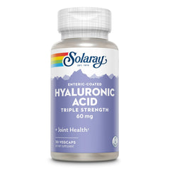 SOLARAY Hyaluronic Acid Triple Strength bottle front for skin elasticity support