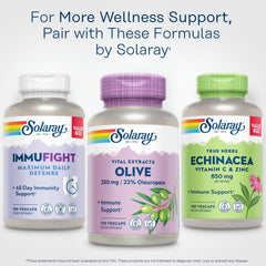 SOLARAY recycled bottle emphasizes sustainable packaging and eco commitment.