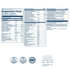 SOLARAY Spectro bottle back label with 60-day guarantee and quality testing.