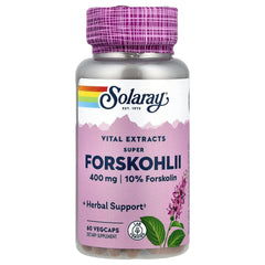 SOLARAY Super Forskohlii extract capsules in a bottle for daily wellness use