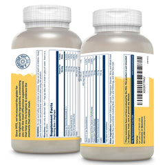 SOLARAY Vitamin B Complex capsules inside bottle; convenient vegan energy support.