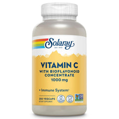 Solaray Vitamin C 1000mg bottle shown for daily vitamin C intake