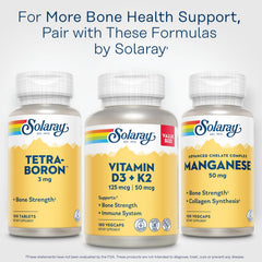 SOLARAY Vitamin D3 K2 bottle on counter ready for daily use for bone and immune wellness
