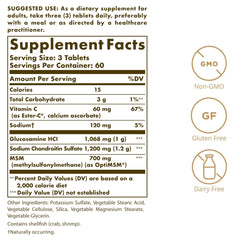Solgar label closeup highlighting Ester-C formula aiding collagen formation