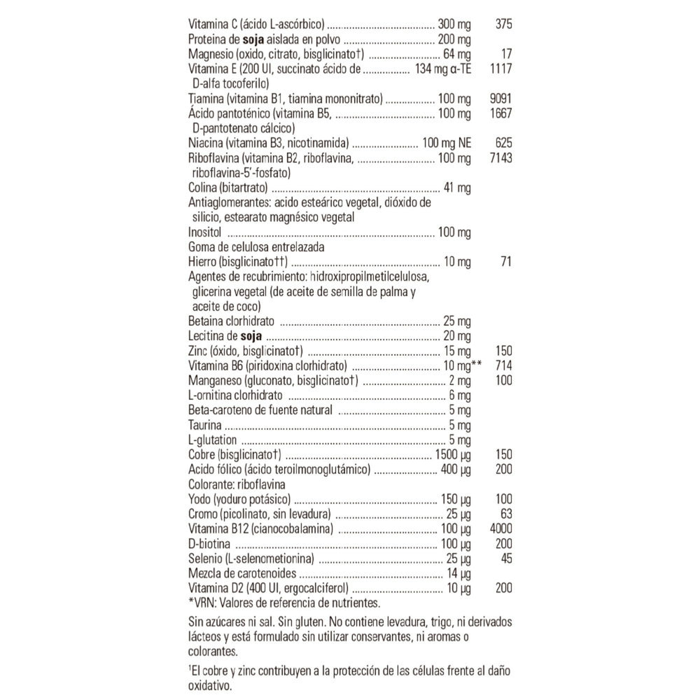 Solgar Formula VM-2000 tablets close-up two-tablet daily convenience