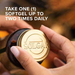Solgar ubiquinol pack of 2 displayed to highlight value and 100 servings.