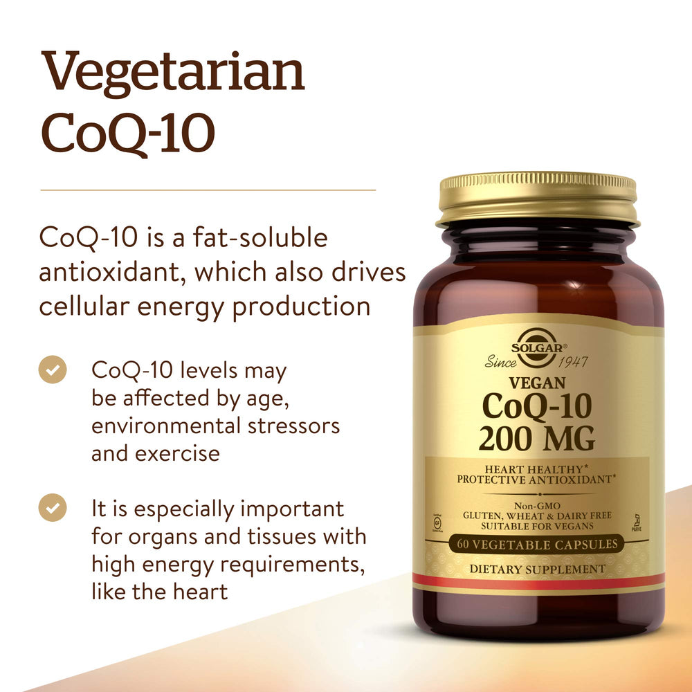 Solgar packaging shows vegan, gluten-free, kosher labeling.