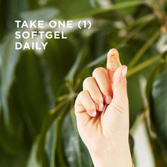 Solgar Vitamin E 670 mg pour image suggests easy daily intake