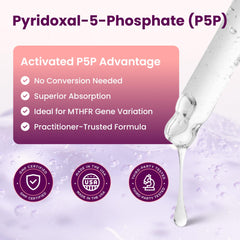 Soltrients B6 P5P dropper-dispense demonstrates easy daily dosage