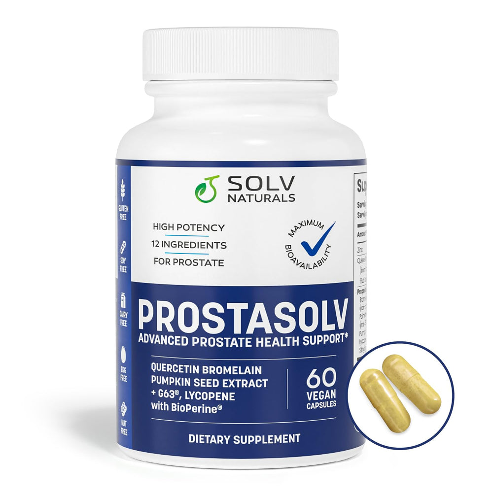 Proudly made in USA and third-party tested PROSTASOLV.