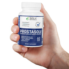 Quercetin and bromelain ingredients in PROSTASOLV blend.