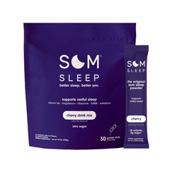 Som Sleep cherry sachets ready to mix for a calm night