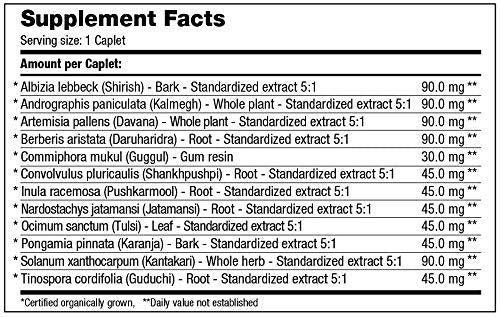 Somalata Plus bottle label close-up highlighting USDA Organic and vegan status.