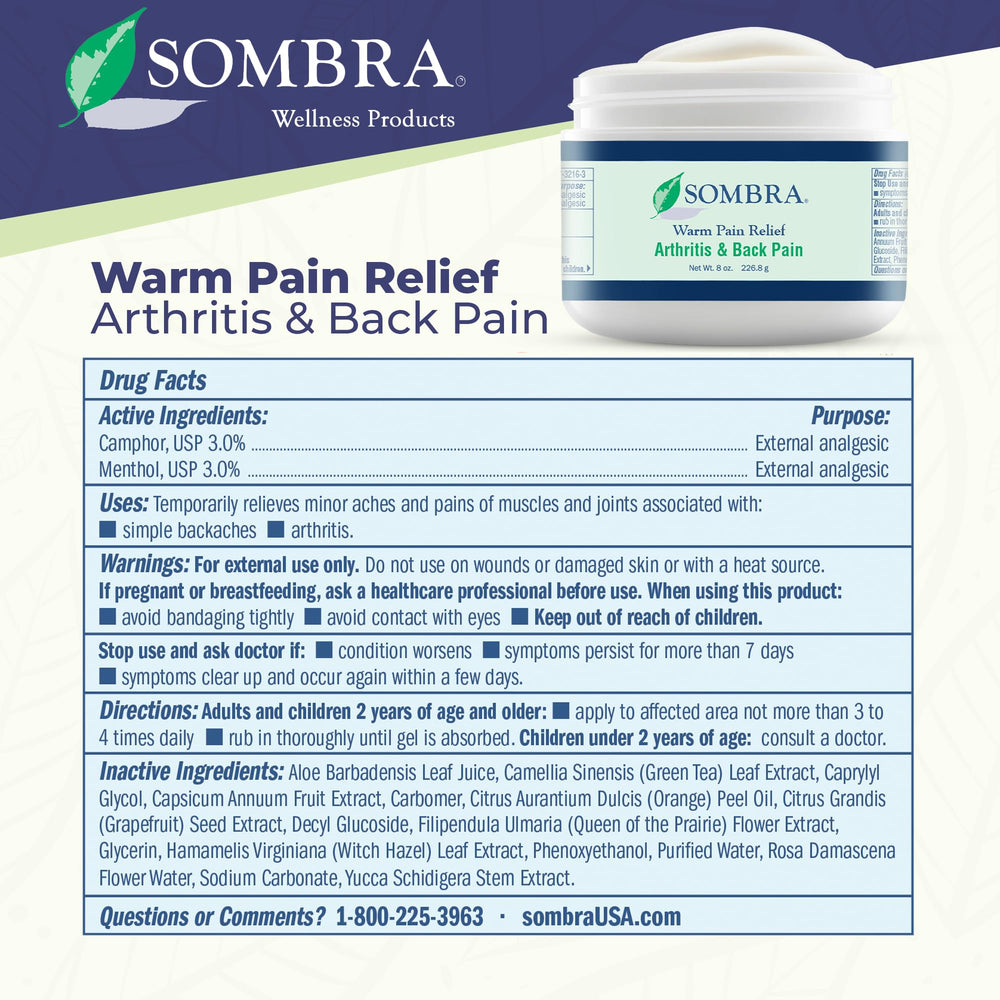 Sombra gel after-application shows non-greasy, non-staining finish.