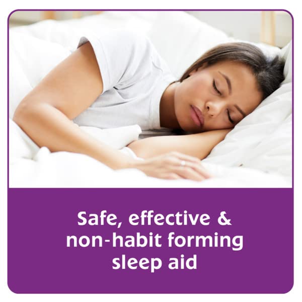 Sominex box packaging shown for easy nighttime sleep support.