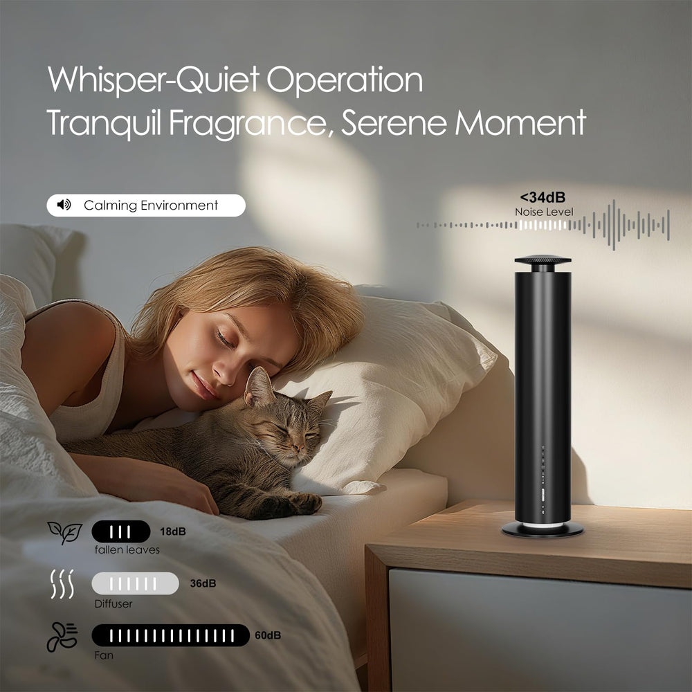 Somniare waterless diffuser app setup enables easy control and scheduling