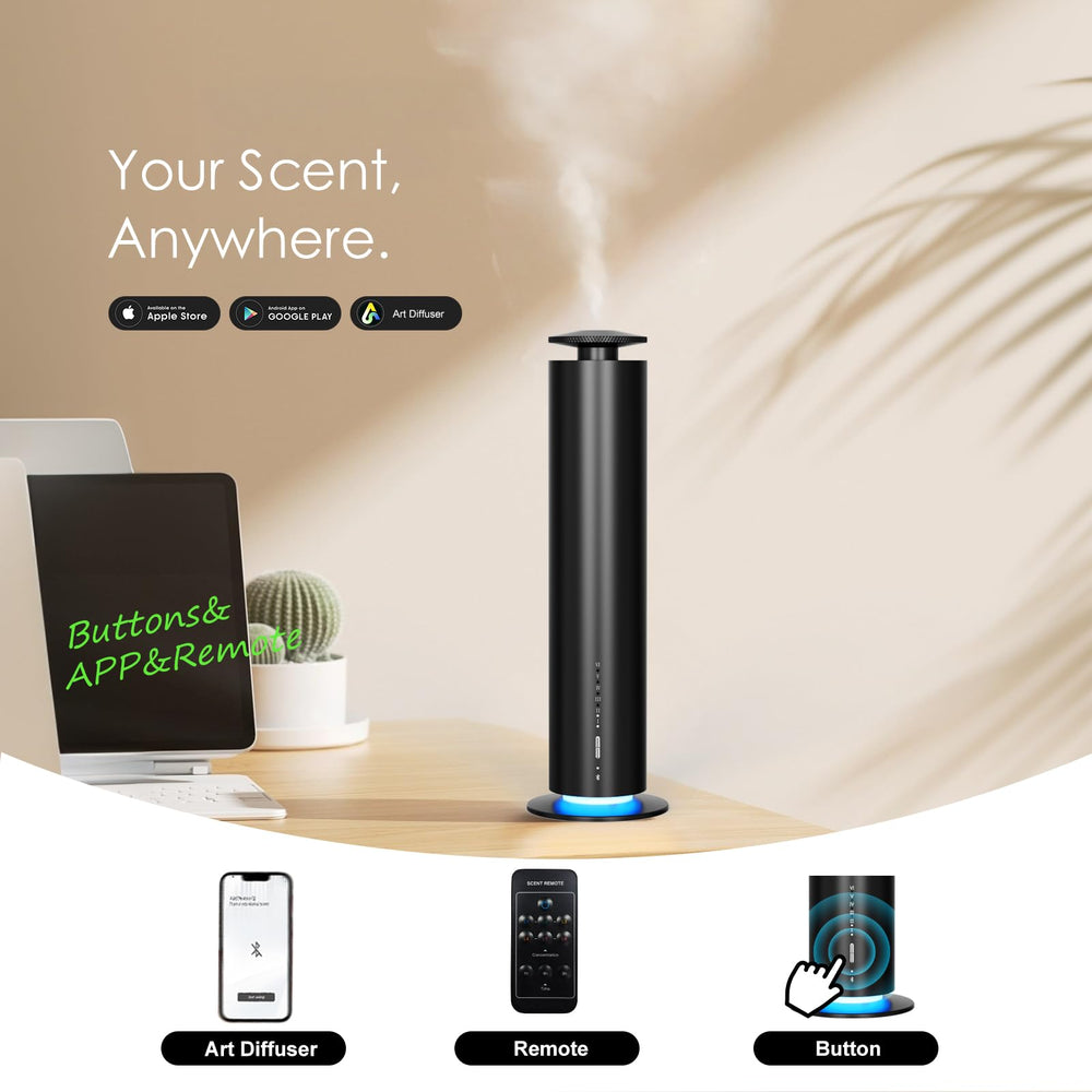 Somniare waterless diffuser light mode with ambient lighting for evenings