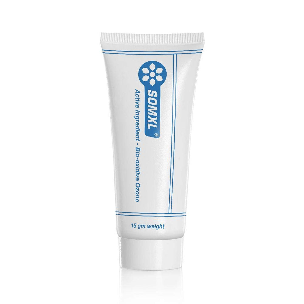 SOMXL genital wart removal tube highlights convenient, fast-acting care for on-the-spot use.