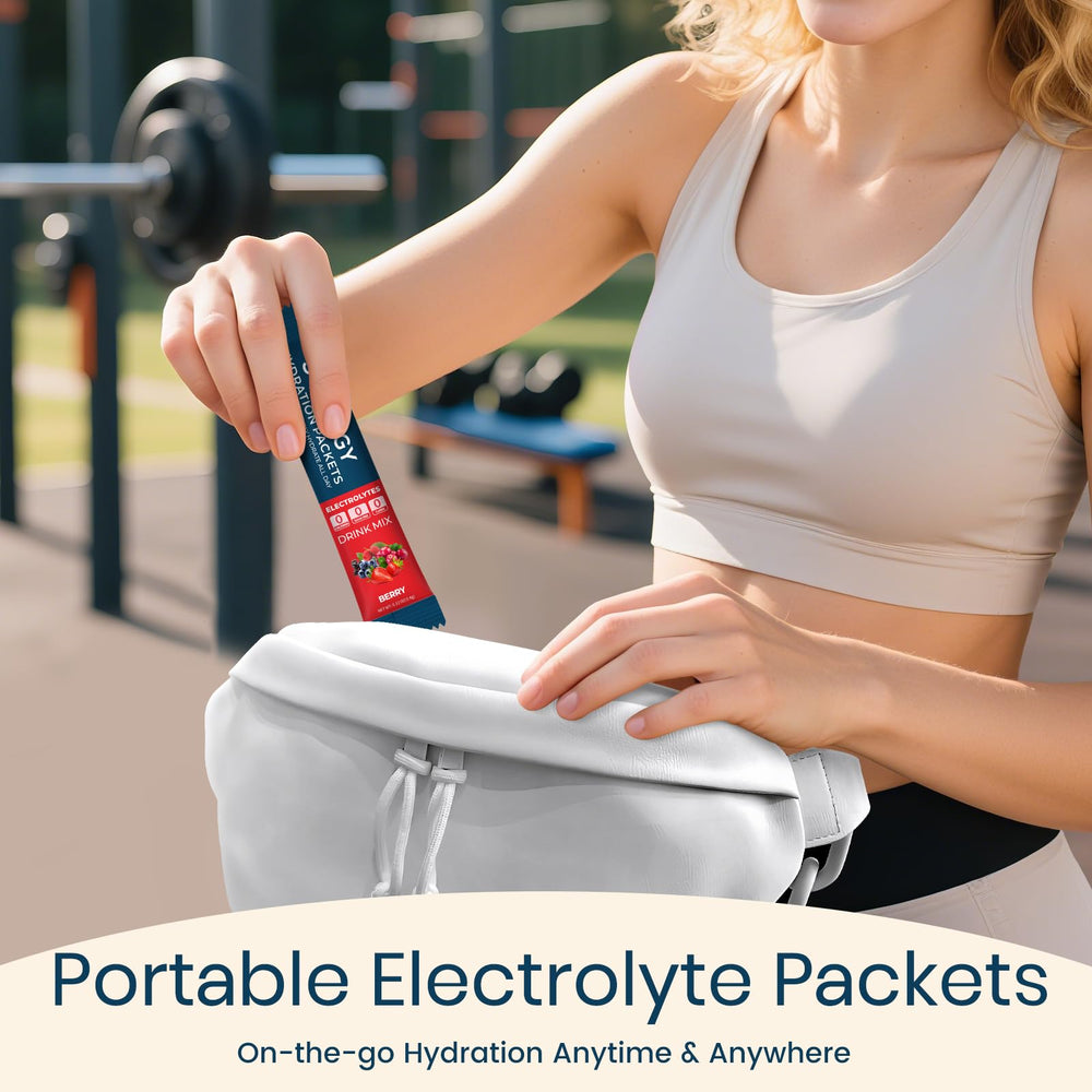 Sooergy Electrolytes Tropical Punch Mango stick gym session