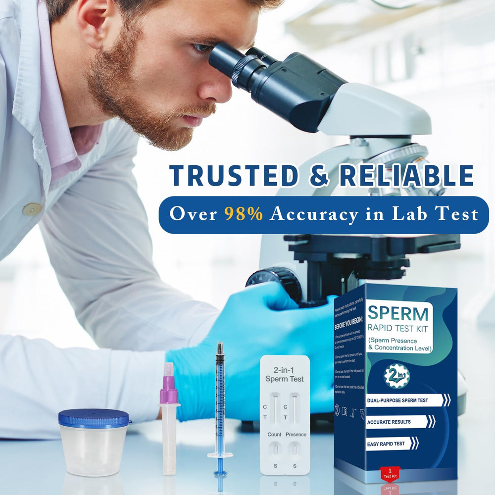 SOOMIO Sperm Check results panel with clear indicators for quick interpretation