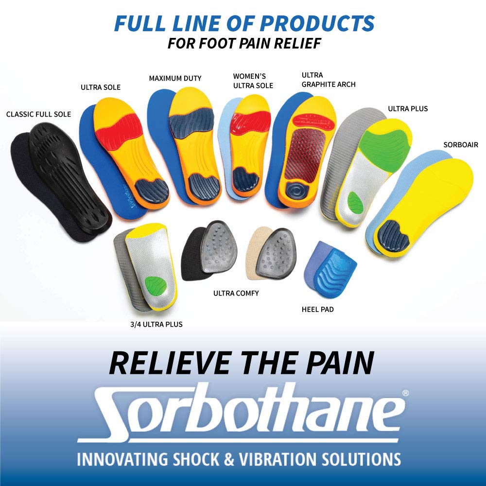Sorbothane Ultra Sole Insole packaging and ready-to-use comfort.