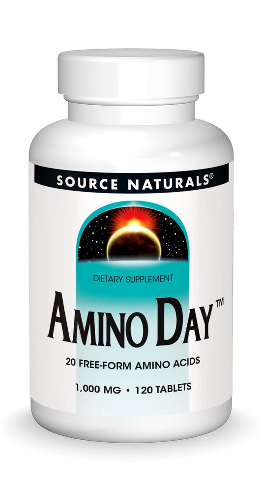 Source Naturals Amino Day bottle front view for dieting nutrition support