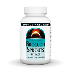 Source Naturals broccoli sprouts extract bottle for daily high-sulforaphane support.