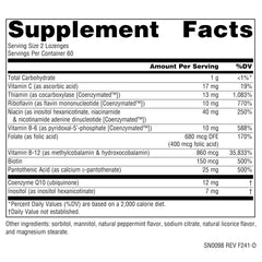 Source Naturals Coenzymate B Complex orange lozenge with refreshing citrus flavor for daily use.