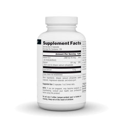 Source Naturals Coral Calcium capsules in bottle ready for daily intake.