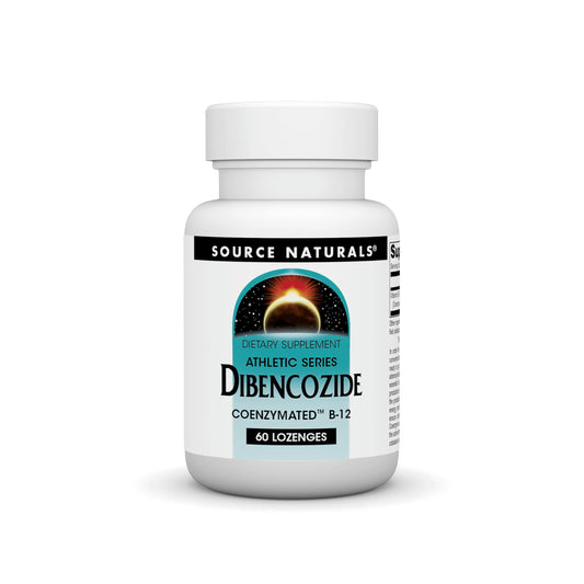 Source Naturals Dibencozide lozenge pack for energy support and convenient dosing.