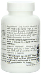 Source Naturals Guggulsterones label shows vegetarian-friendly formula.